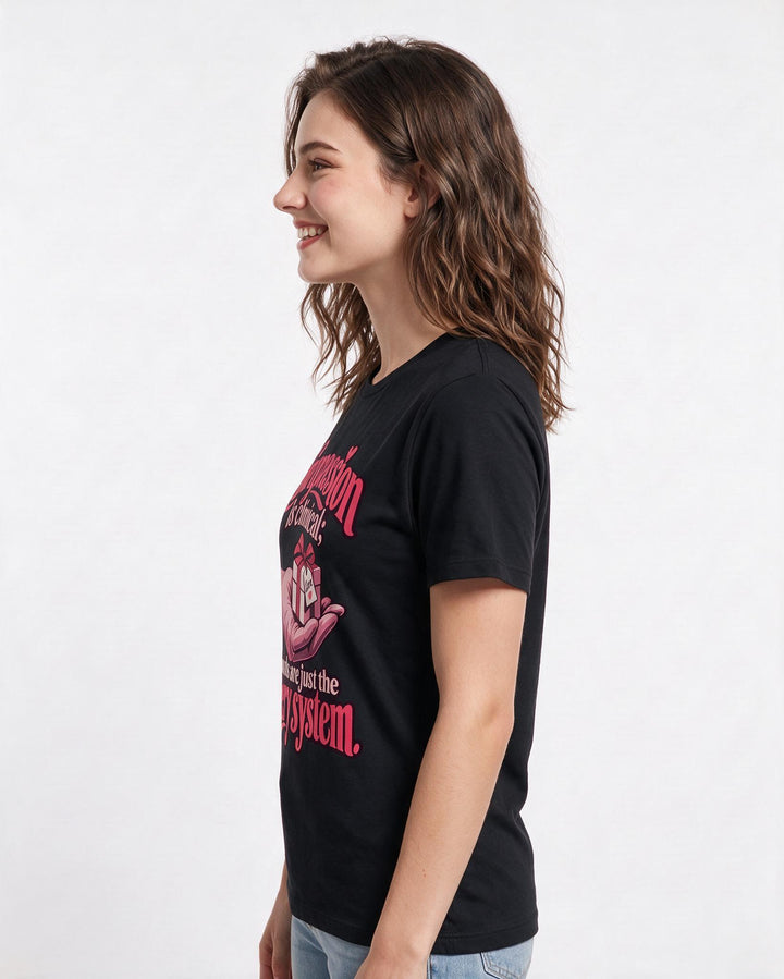 Nurse Black T-Shirt for Women – Nursing Life Graphic Tee product image 2