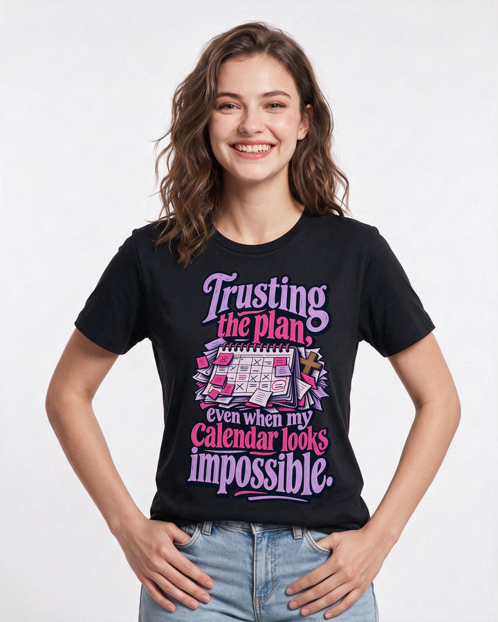 Christian Faith Black T-Shirt for Women – Everyday Expression Graphic Tee product image 1