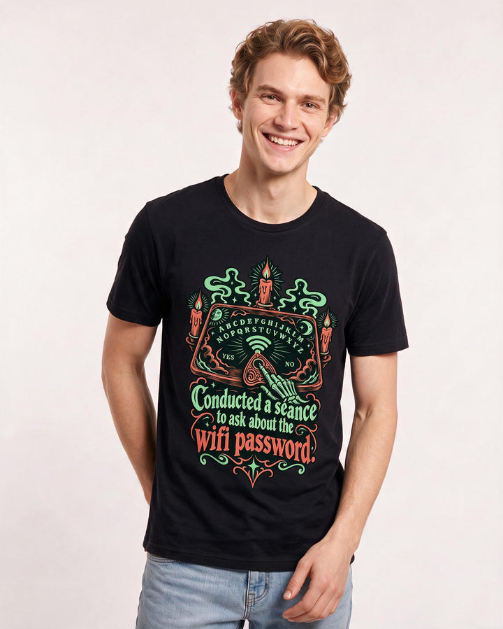Halloween Black T-Shirt for Men – Halloween Theme Graphic Tee product image 1