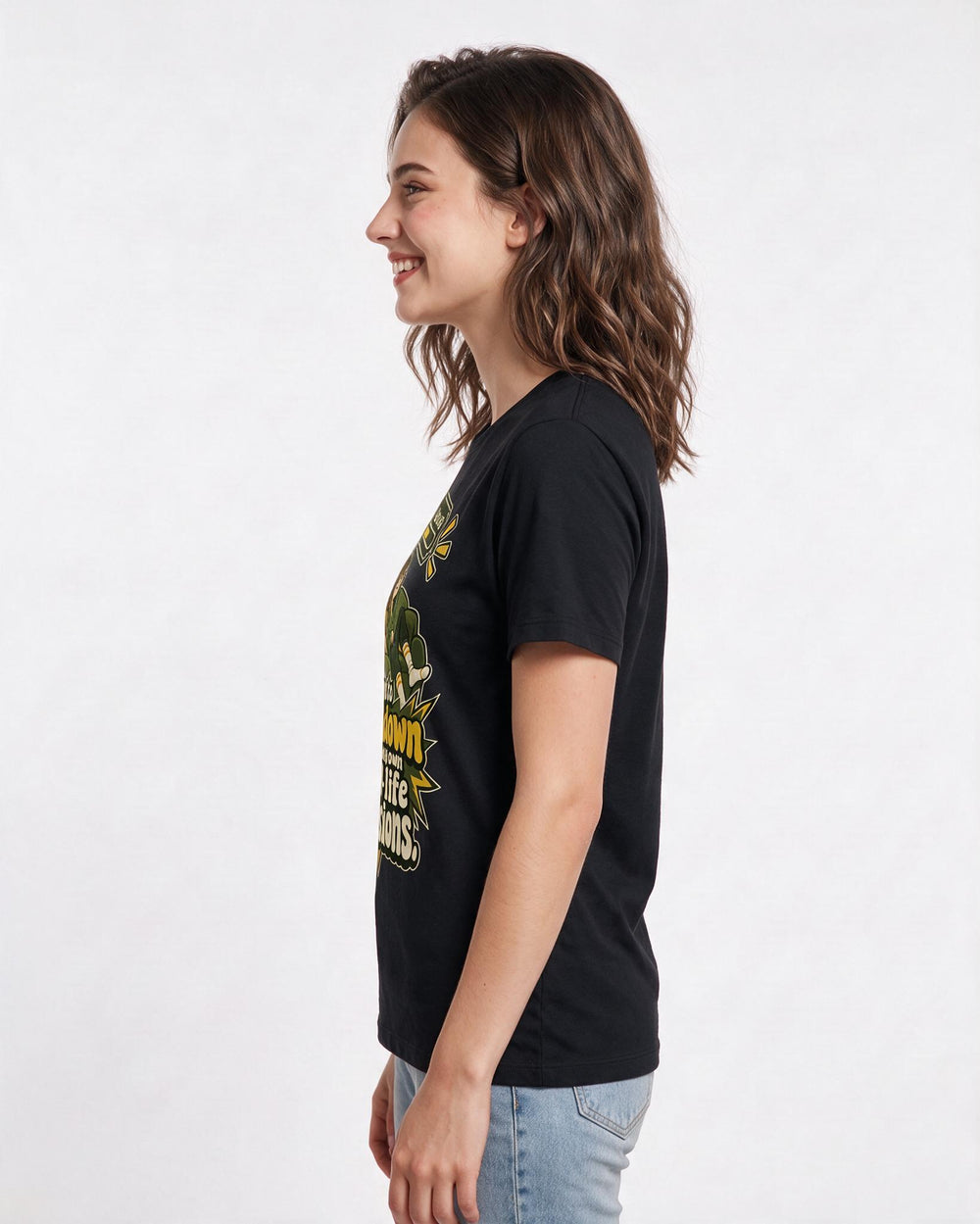 Gaming Black T-Shirt for Women – Game Night Graphic Tee product image 2