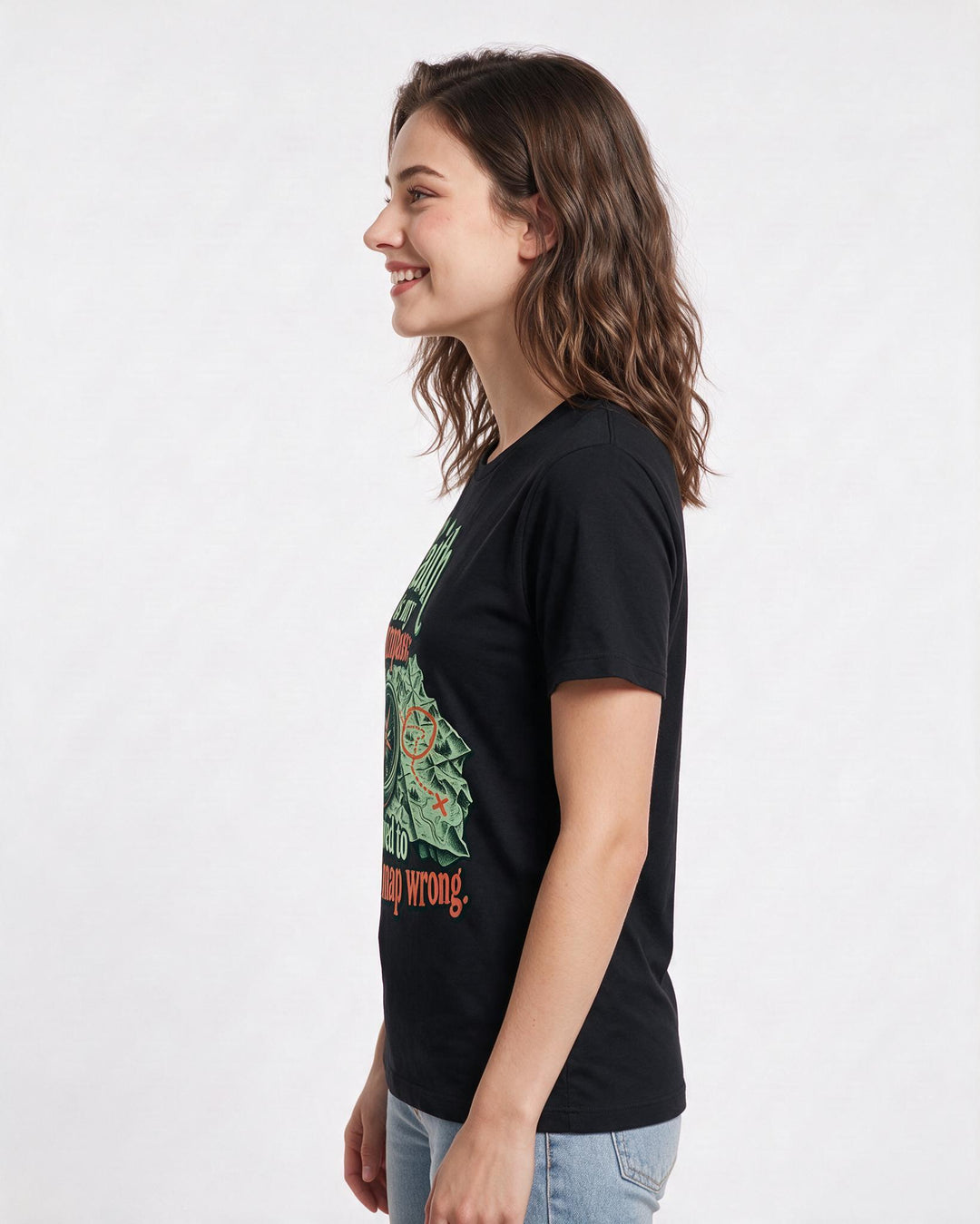 Christian Faith Black T-Shirt for Women – Everyday Expression Graphic Tee product image 2