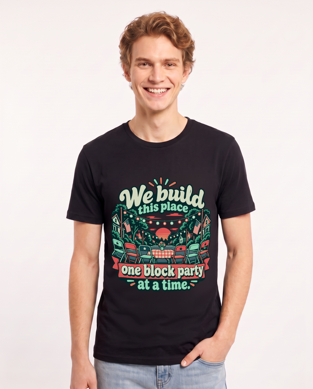 Patriotic Black T-Shirt for Men – Everyday Expression Graphic Tee product image 3