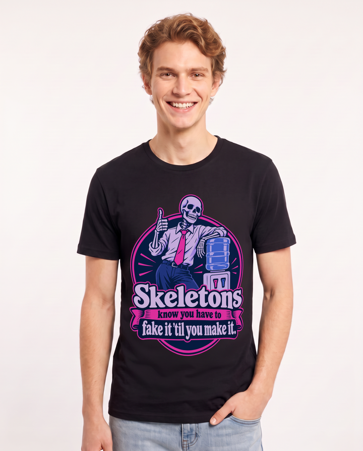 Halloween Black T-Shirt for Men – Halloween Theme Graphic Tee product image 3