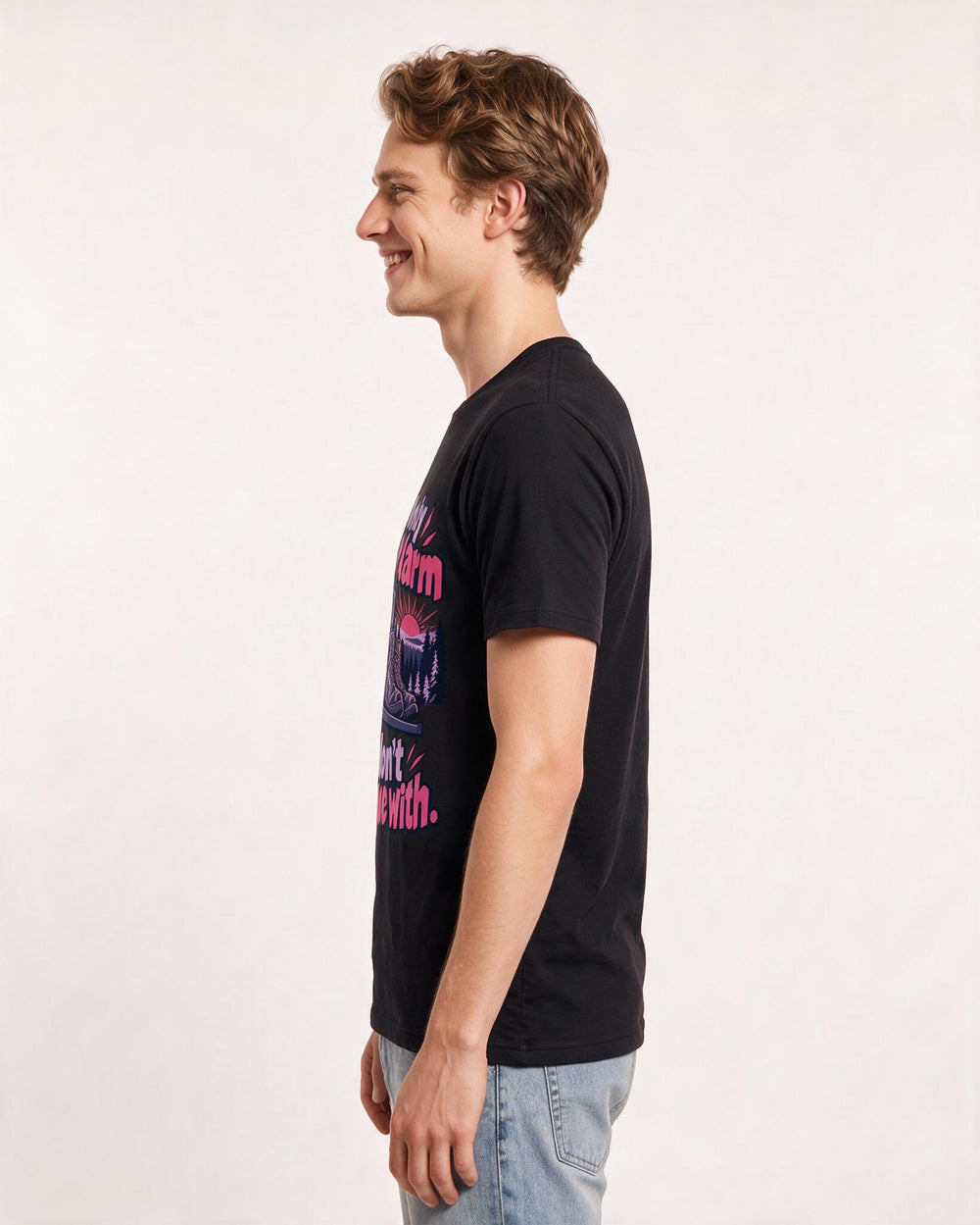 Hunting Black T-Shirt for Men – Everyday Expression Graphic Tee product image 2