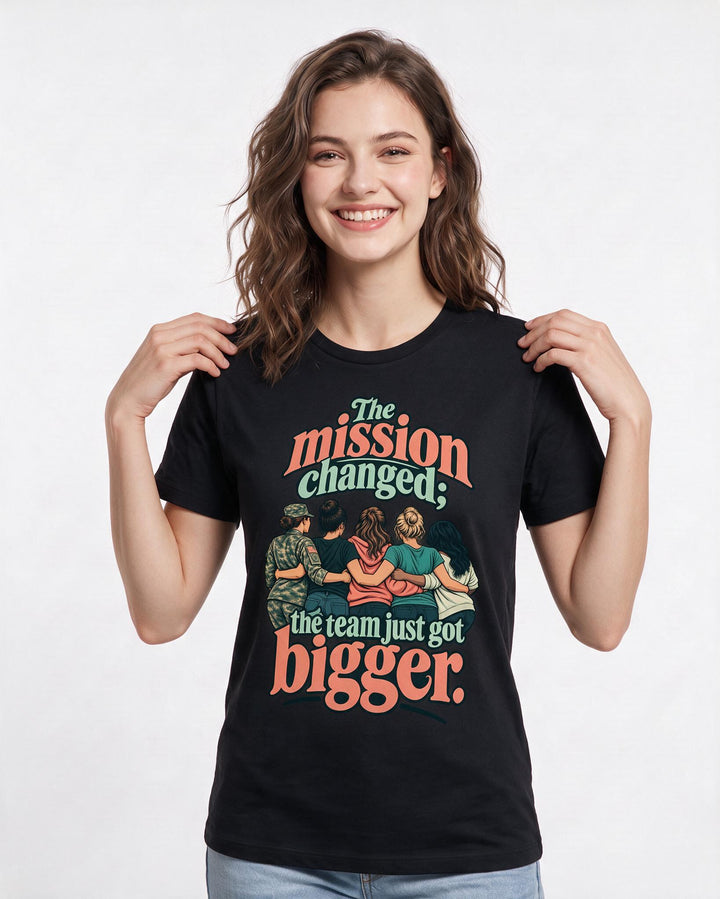 Veteran Black T-Shirt for Women – Everyday Expression Graphic Tee product image 1
