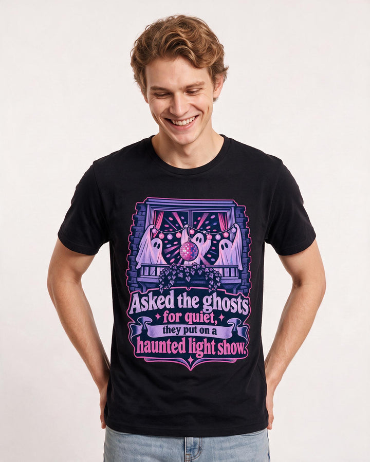 Halloween Black T-Shirt for Men – Halloween Theme Graphic Tee product image 1