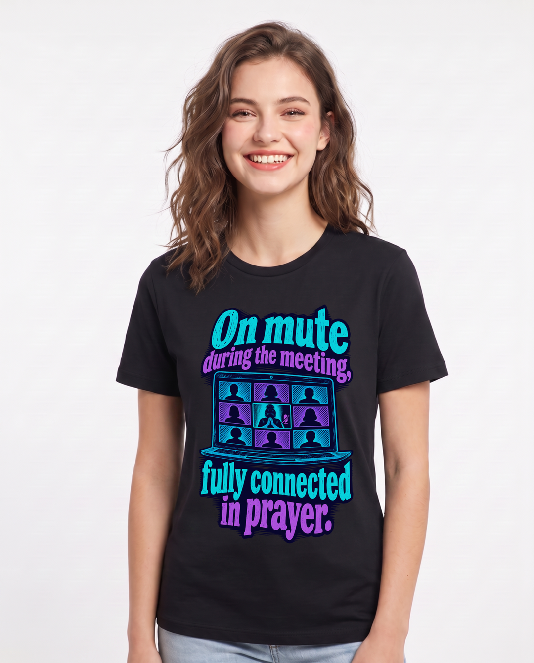 Christian Faith Black T-Shirt for Women – Everyday Expression Graphic Tee product image 3