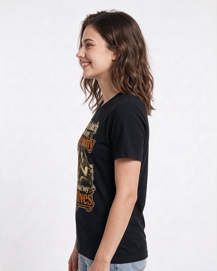 Veteran Black T-Shirt for Women – Everyday Expression Graphic Tee product image 2