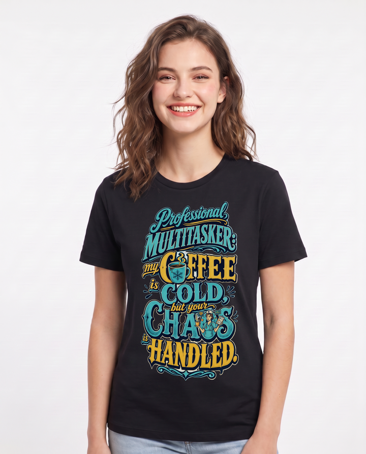 Nurse Black T-Shirt for Women – Nursing Life Graphic Tee product image 3