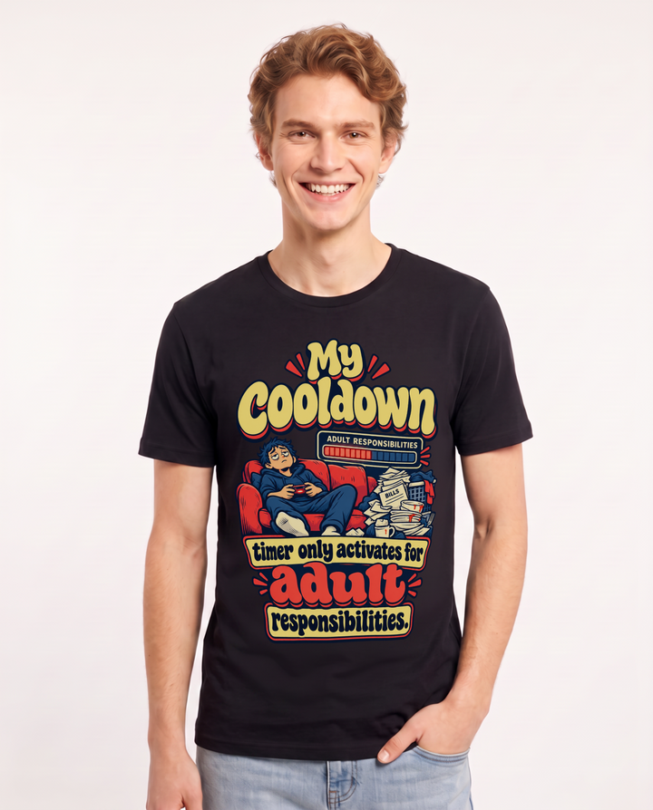 Gaming Black T-Shirt for Men – Game Night Graphic Tee product image 3