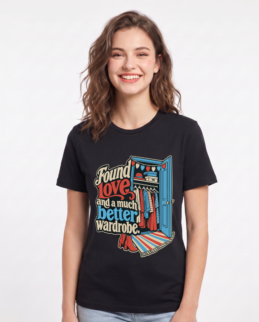 Pride Black T-Shirt for Women – Everyday Expression Graphic Tee product image 3