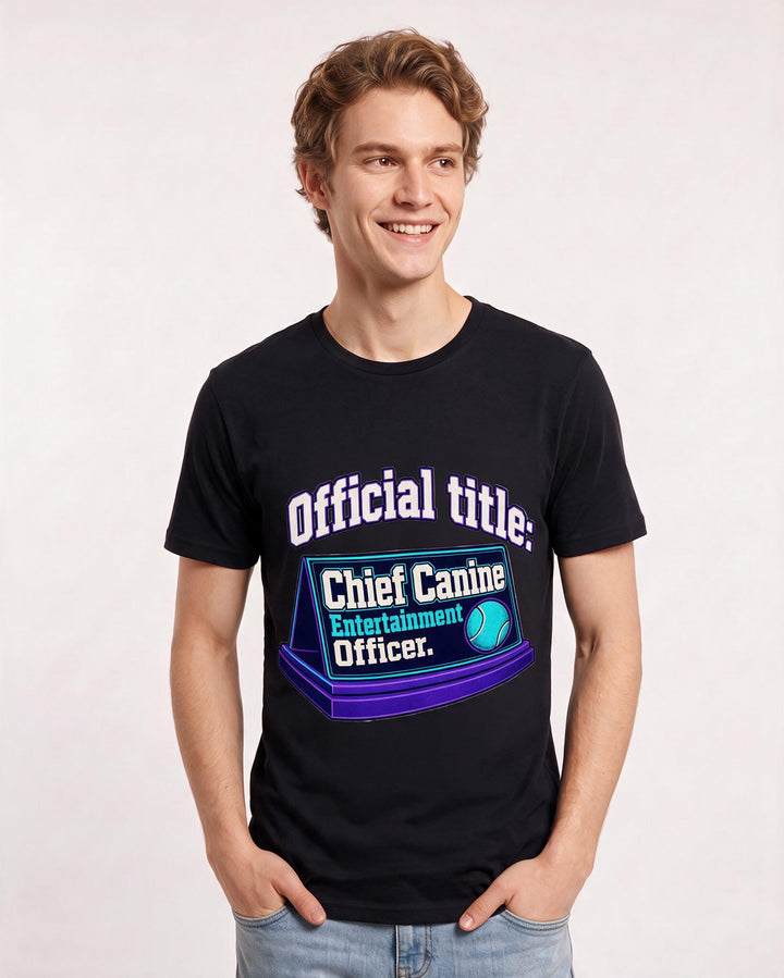 Cat Lover Black T-Shirt for Men – Everyday Expression Graphic Tee product image 1