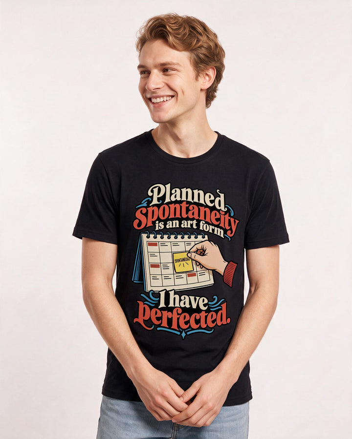 Neurodiversity Black T-Shirt for Men – Everyday Expression Graphic Tee product image 1