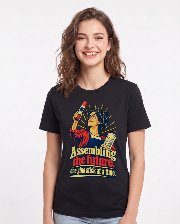 Teacher Black T-Shirt for Women – Everyday Expression Graphic Tee product image 3