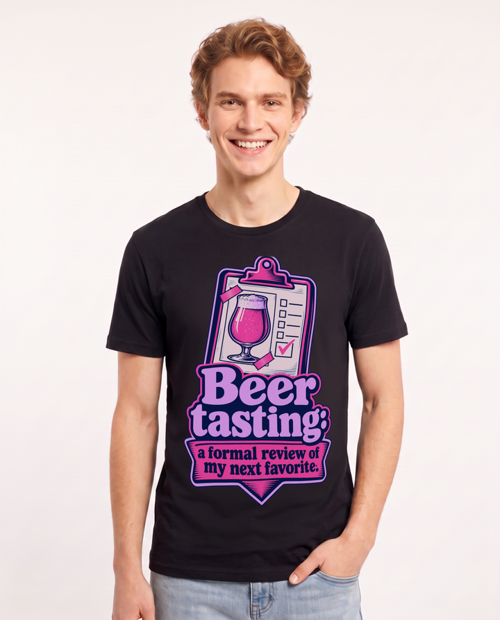 Beer Black T-Shirt for Men – Everyday Expression Graphic Tee product image 3