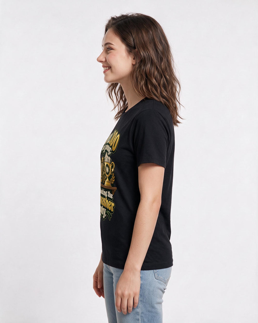 Gaming Black T-Shirt for Women – Game Night Graphic Tee product image 2