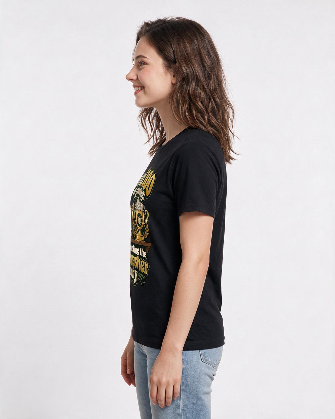 Gaming Black T-Shirt for Women – Game Night Graphic Tee product image 2