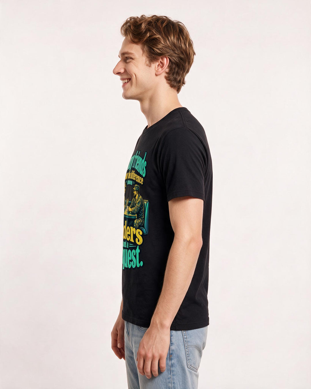 Veteran Black T-Shirt for Men – Everyday Expression Graphic Tee product image 2