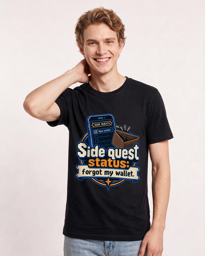 Gaming Black T-Shirt for Men – Game Night Graphic Tee product image 1