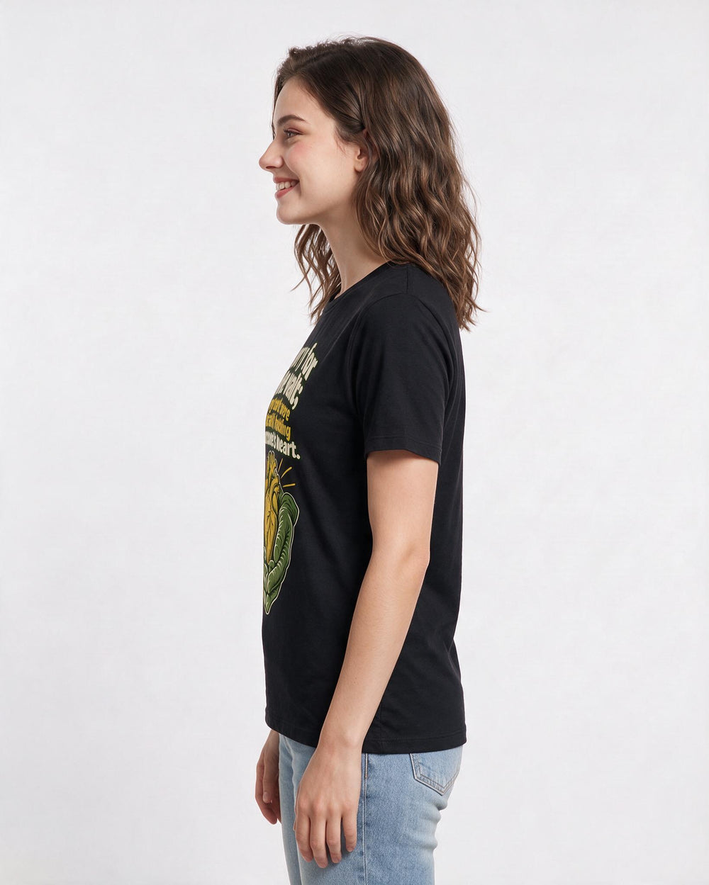 Nurse Black T-Shirt for Women – Nursing Life Graphic Tee product image 2