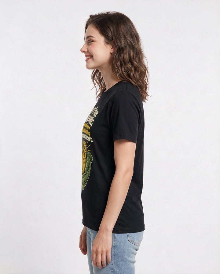 Nurse Black T-Shirt for Women – Nursing Life Graphic Tee product image 2