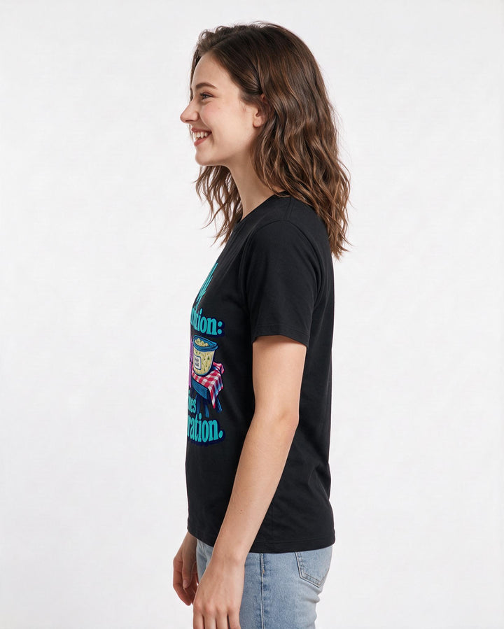 Patriotic Black T-Shirt for Women – Everyday Expression Graphic Tee product image 2