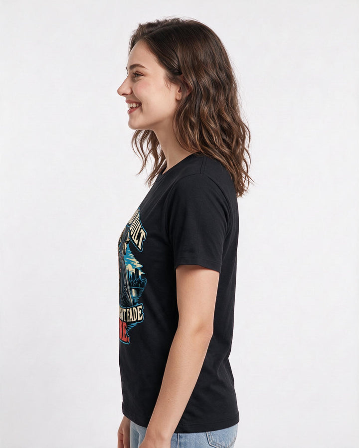 Veteran Black T-Shirt for Women – Everyday Expression Graphic Tee product image 2