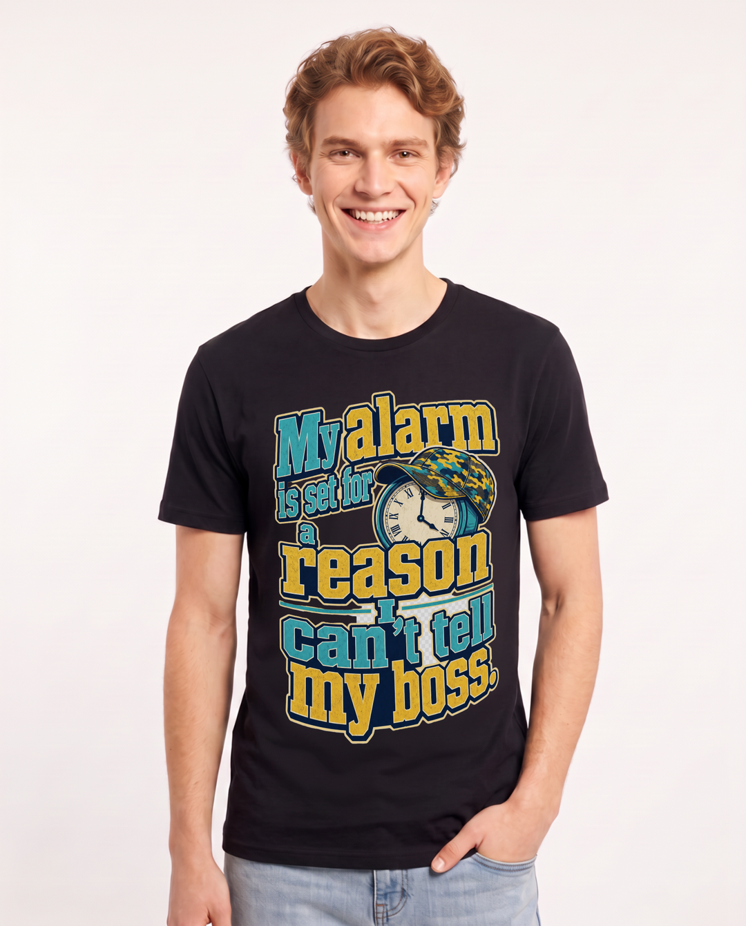 Hunting Black T-Shirt for Men – Everyday Expression Graphic Tee product image 1