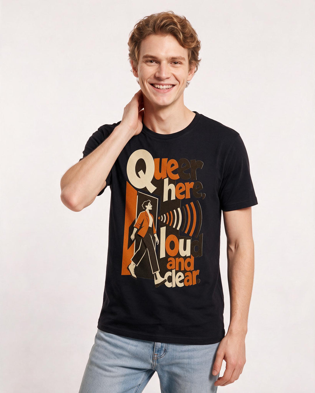 Pride Black T-Shirt for Men – Everyday Expression Graphic Tee product image 1