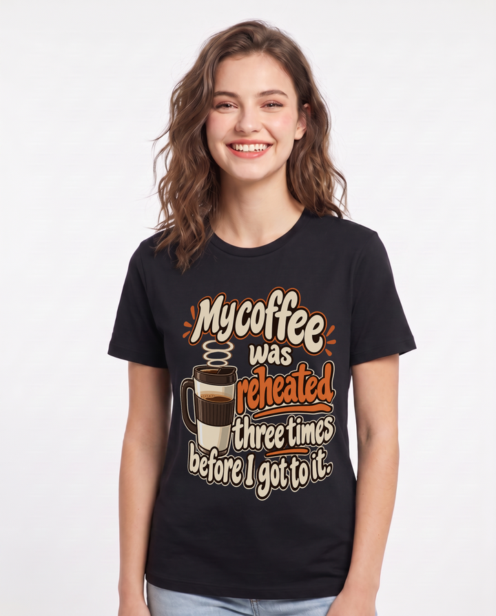 Grandparent Black T-Shirt for Women – Everyday Expression Graphic Tee product image 3