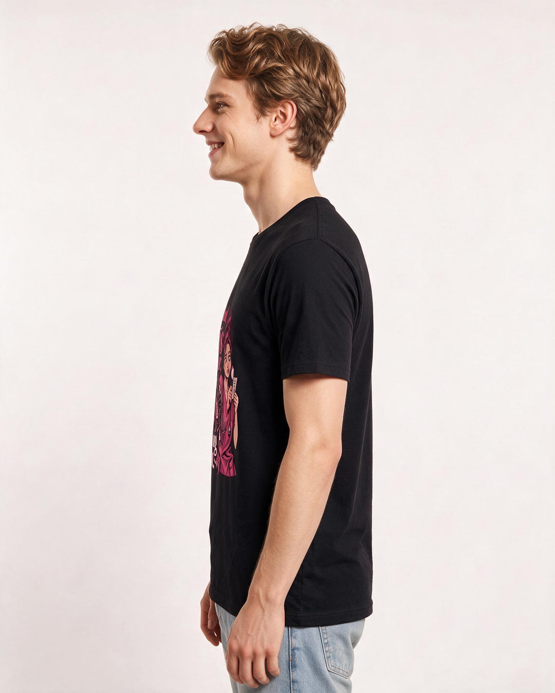 Nurse Black T-Shirt for Men – Nursing Life Graphic Tee product image 2