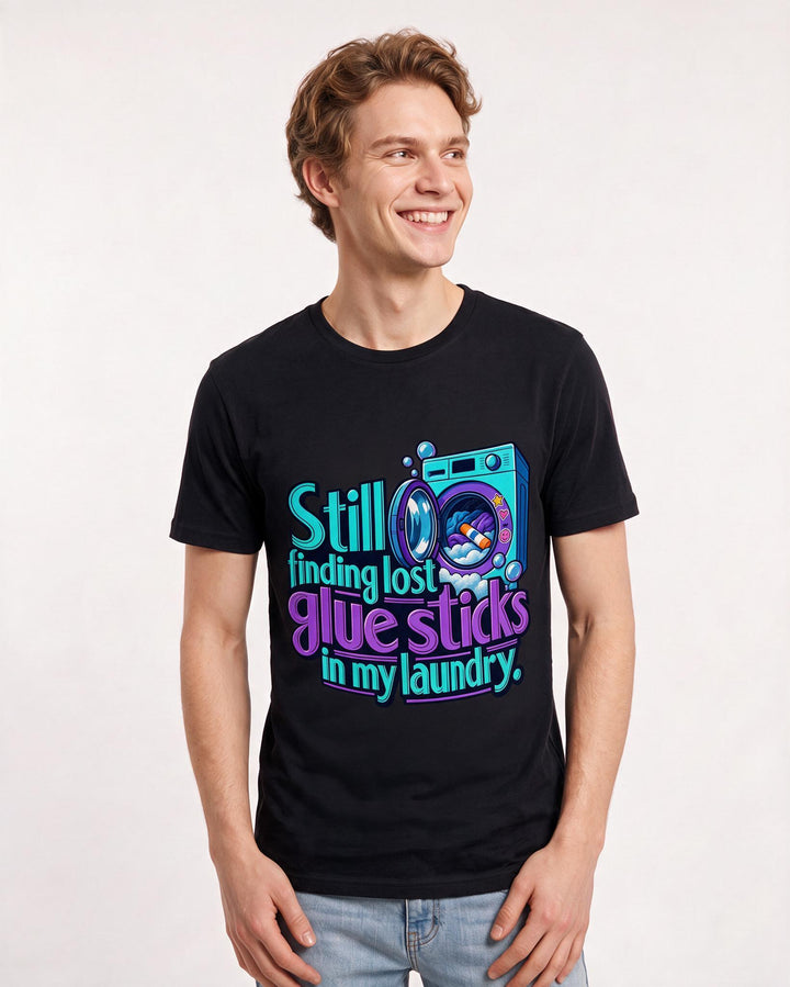 Teacher Black T-Shirt for Men – Everyday Expression Graphic Tee product image 1