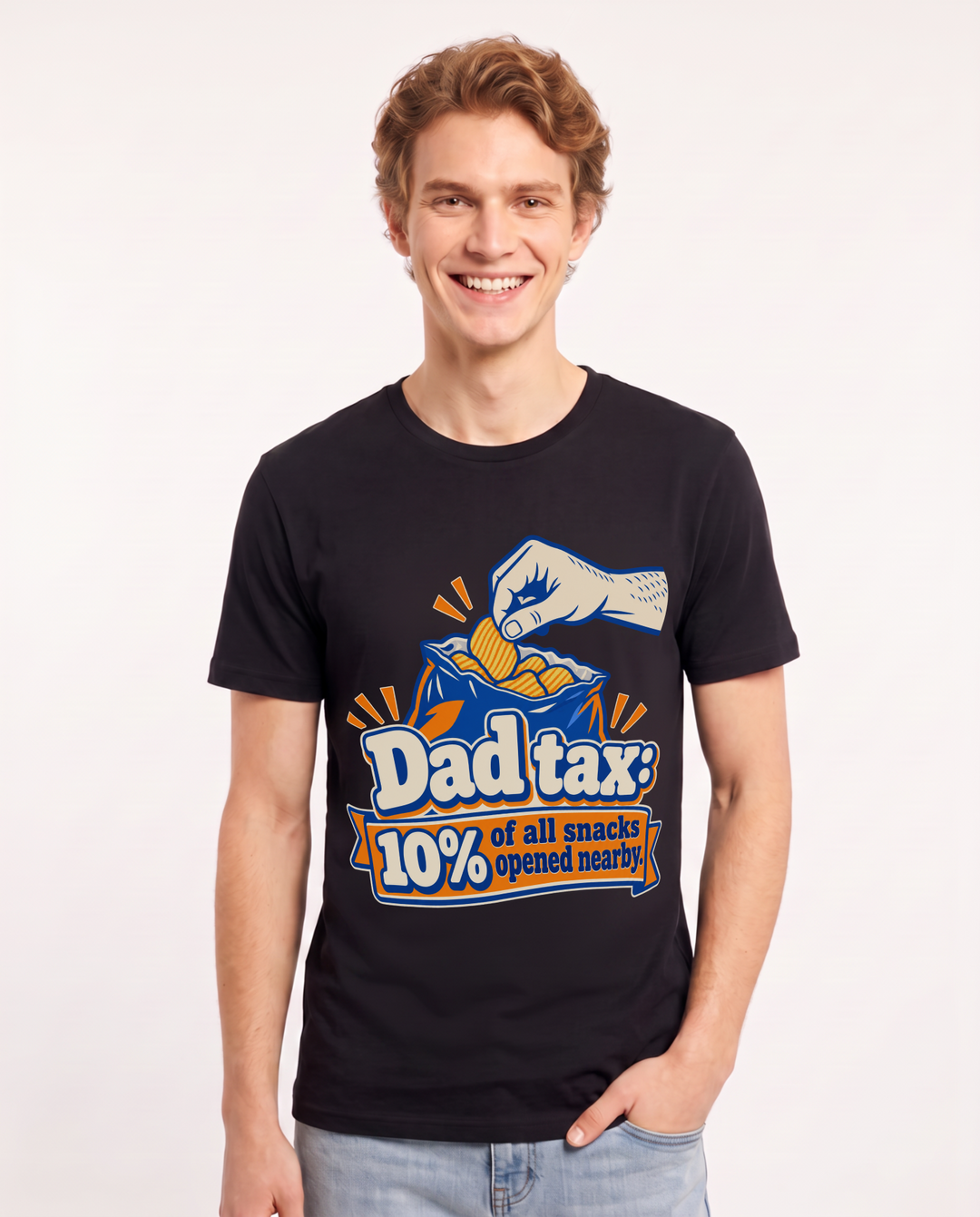 Grandpa Black T-Shirt for Men – Everyday Expression Graphic Tee product image 3