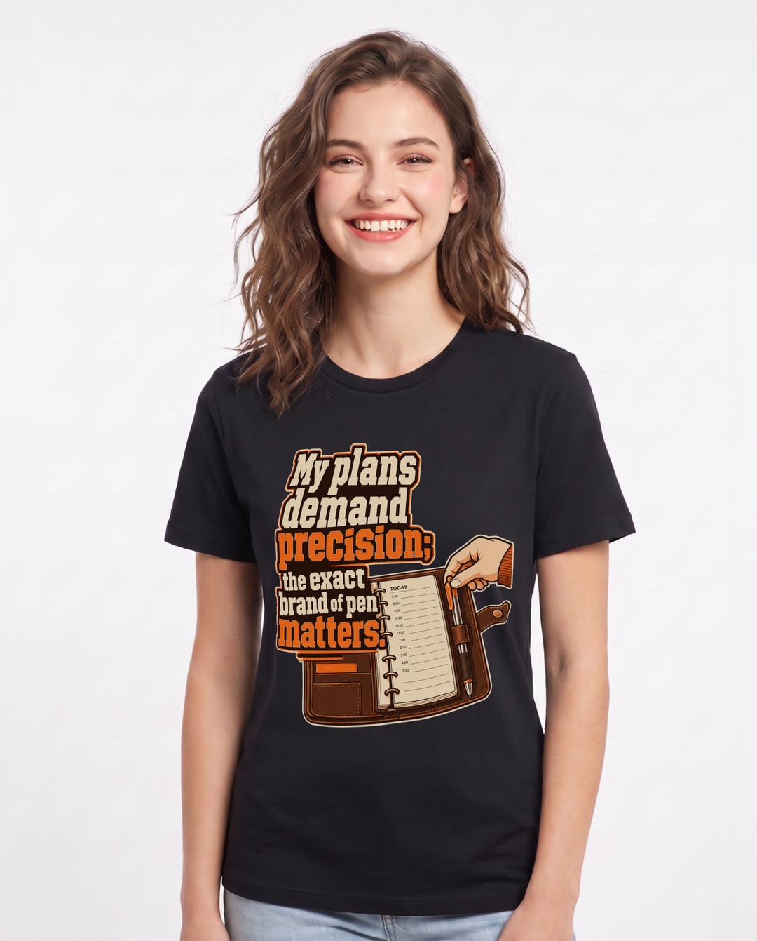 Neurodiversity Black T-Shirt for Women – Everyday Expression Graphic Tee product image 3