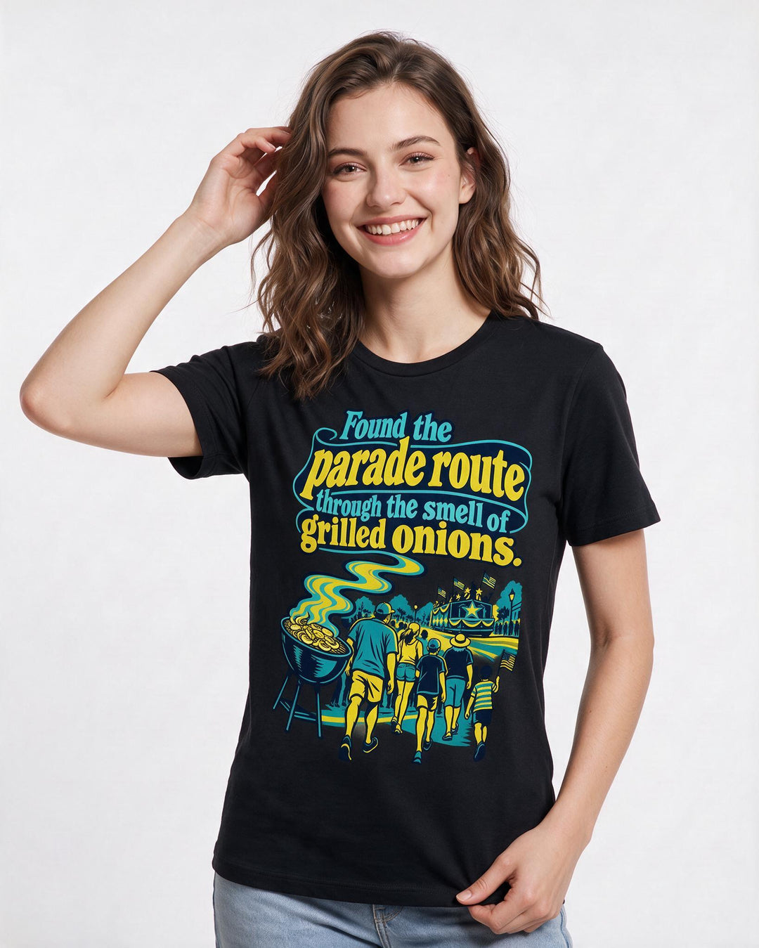 Patriotic Black T-Shirt for Women – Everyday Expression Graphic Tee product image 1