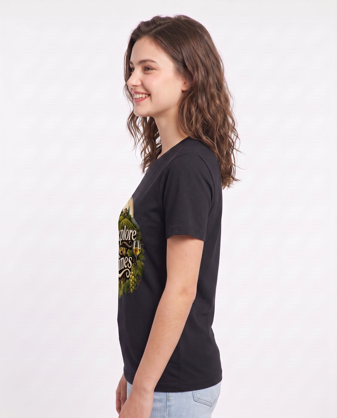 Explore New Vines Women's Black T-Shirt product image 3