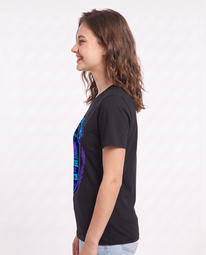 Teacher Gift Women's Black T-Shirt - I build brains. The noise is just product image 2