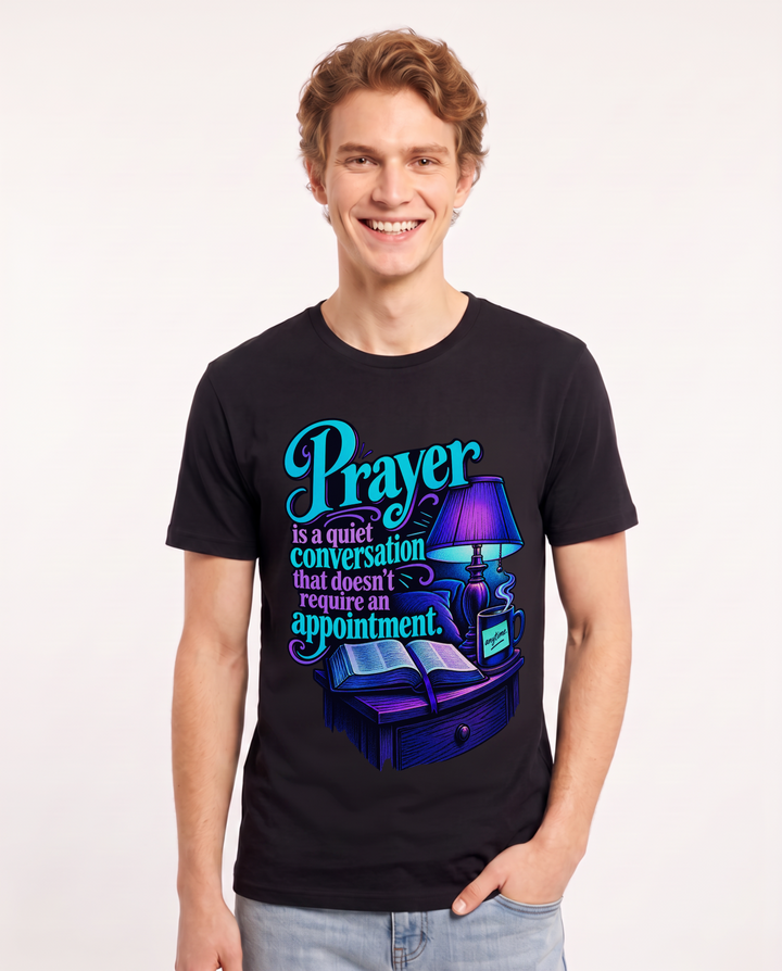 Christian Faith Black T-Shirt for Men – Everyday Expression Graphic Tee product image 3