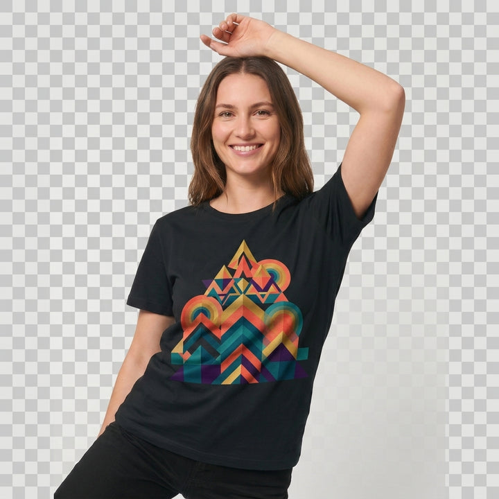 Black T-Shirt mockup 3