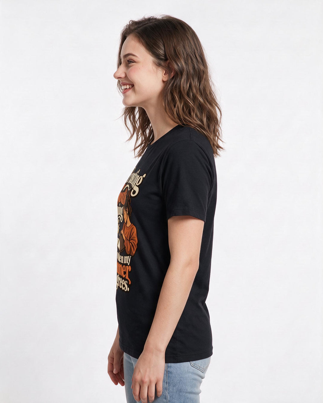 Christian Faith Black T-Shirt for Women – Everyday Expression Graphic Tee product image 2