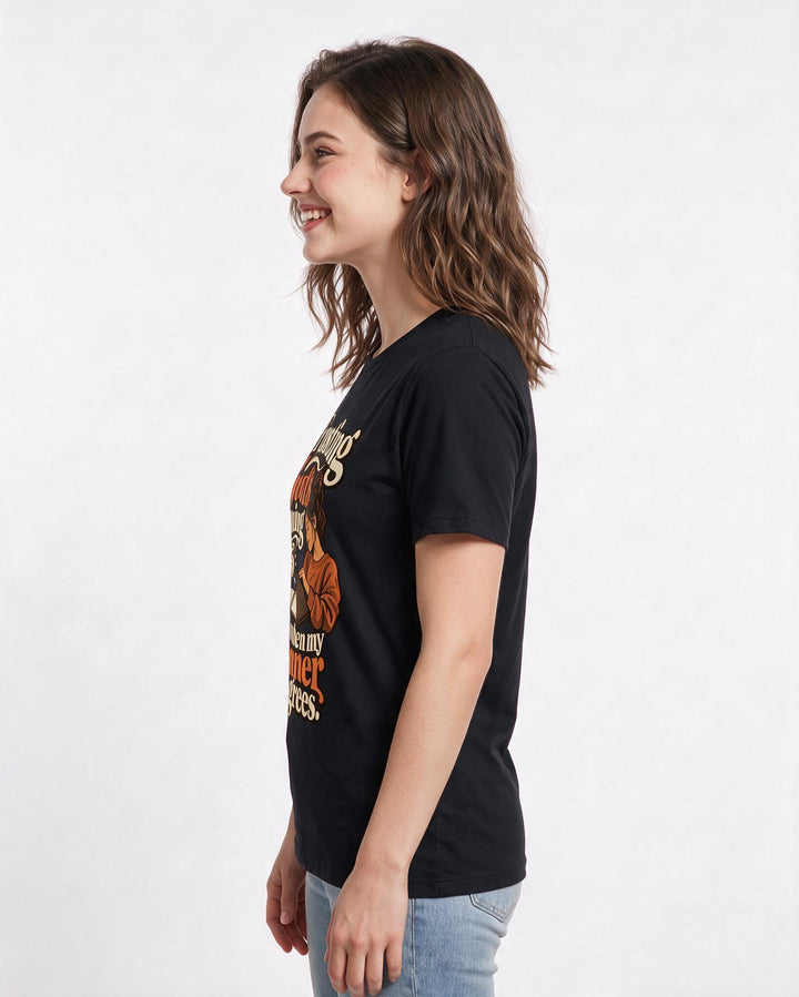 Christian Faith Black T-Shirt for Women – Everyday Expression Graphic Tee product image 2