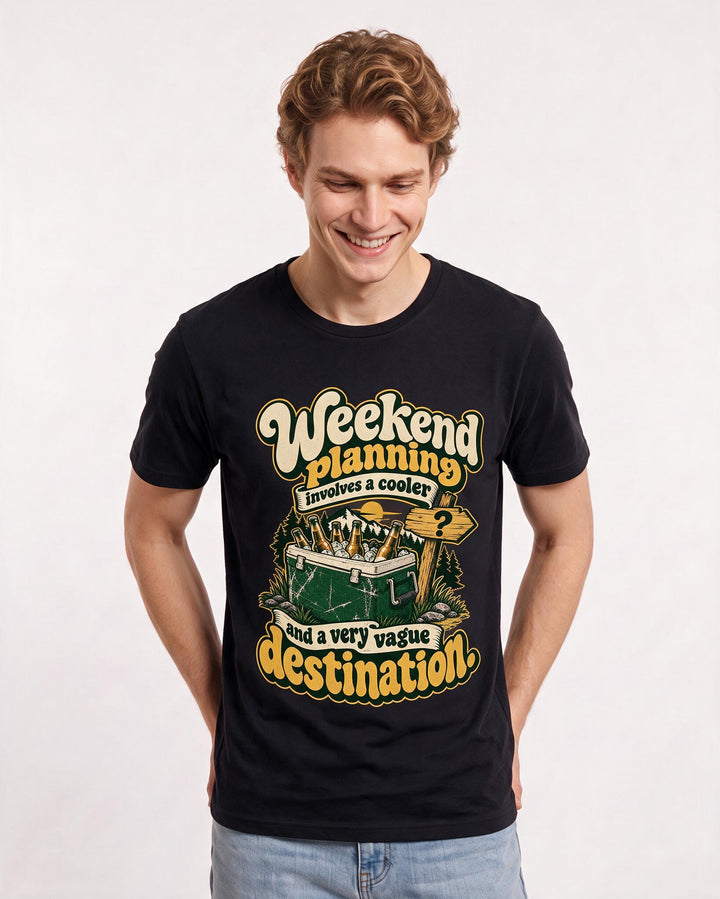 Beer Black T-Shirt for Men – Everyday Expression Graphic Tee product image 1
