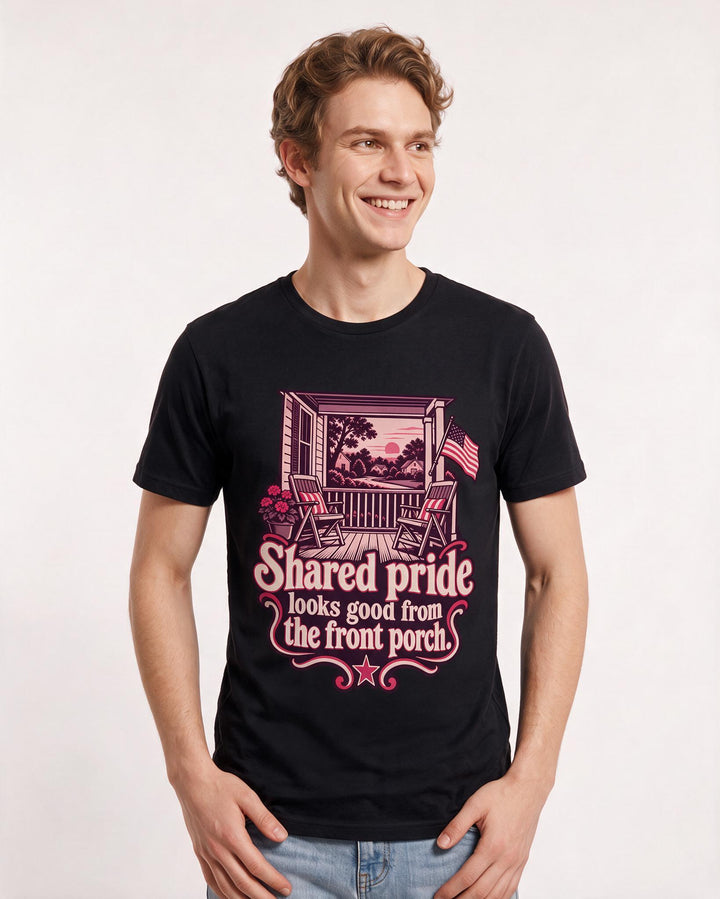 Patriotic Black T-Shirt for Men – Everyday Expression Graphic Tee product image 1