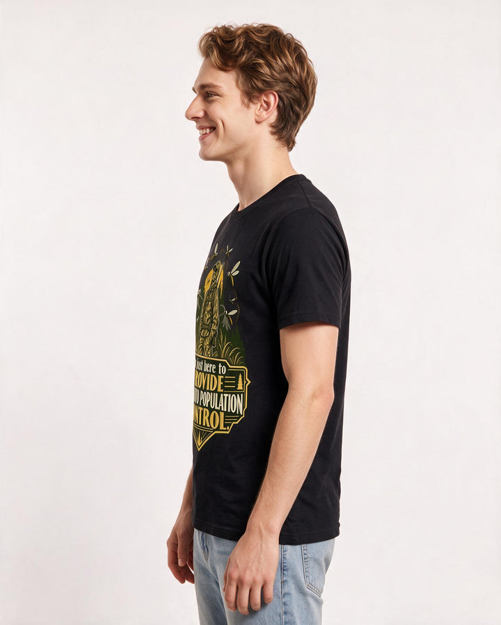 Hunting Black T-Shirt for Men – Everyday Expression Graphic Tee product image 2