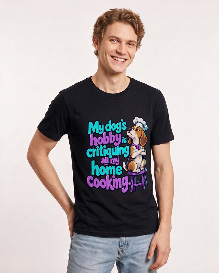 Cat Lover Black T-Shirt for Men – Everyday Expression Graphic Tee product image 1