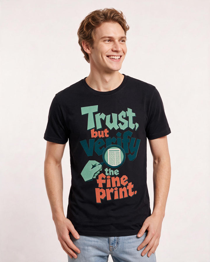 Political Statement Black T-Shirt for Men – Everyday Expression Graphic Tee product image 1
