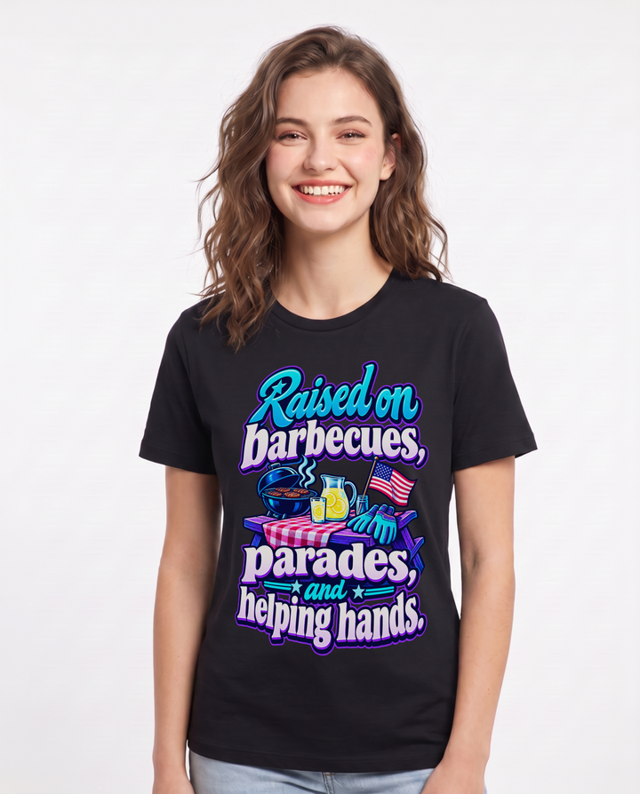 Patriotic Black T-Shirt for Women – Everyday Expression Graphic Tee product image 3