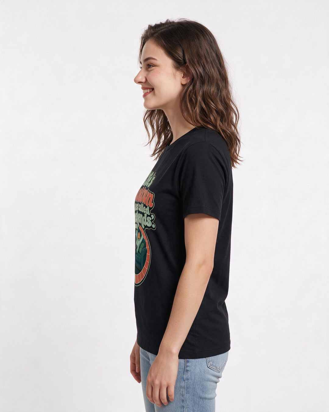 Gaming Black T-Shirt for Women – Game Night Graphic Tee product image 2