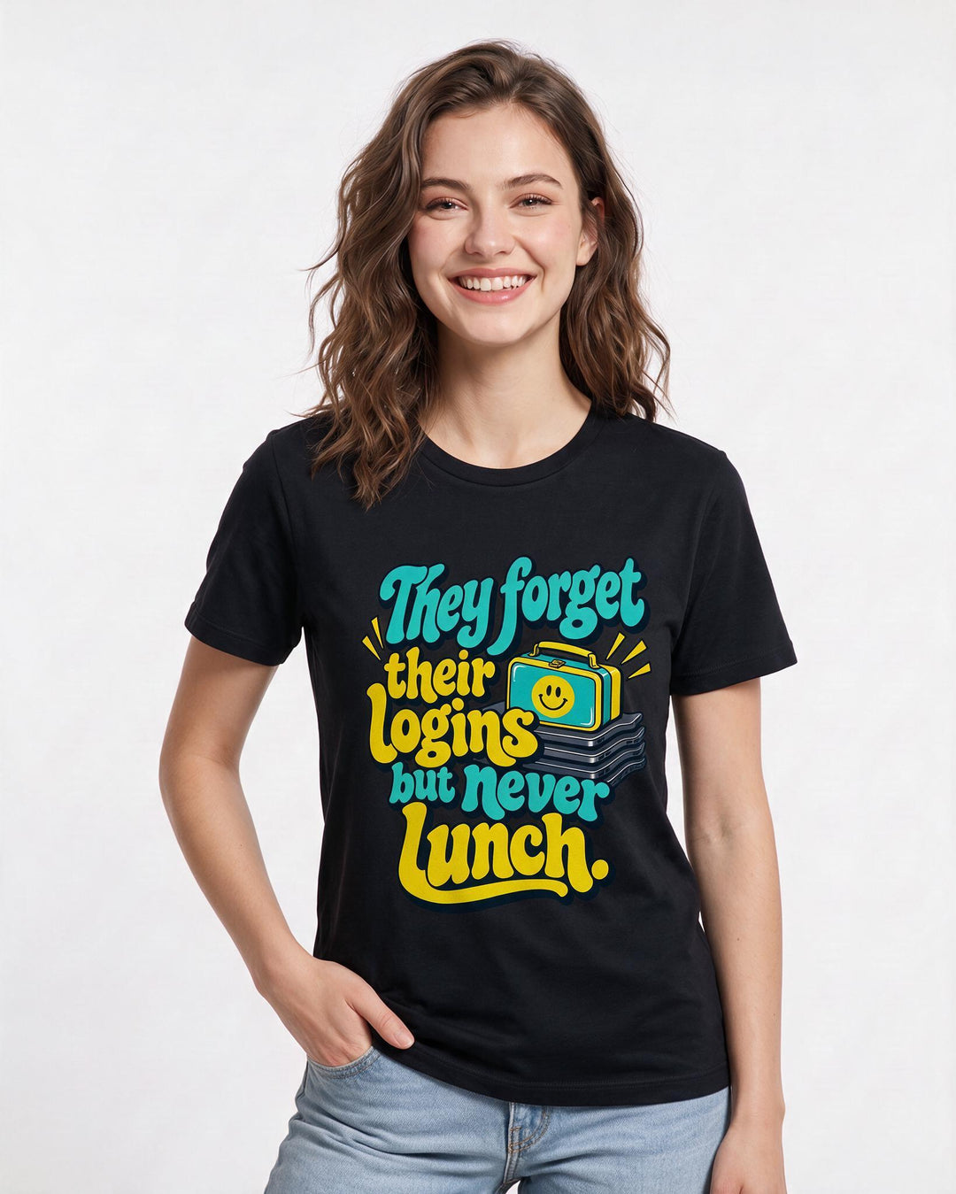 Teacher Black T-Shirt for Women – Everyday Expression Graphic Tee product image 1
