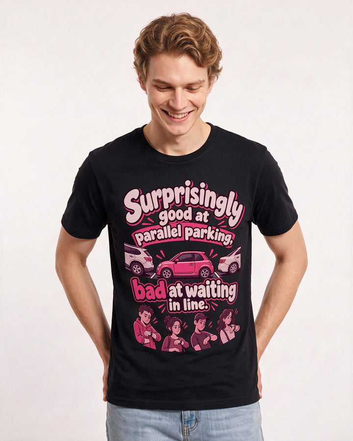 Neurodiversity Black T-Shirt for Men – Everyday Expression Graphic Tee product image 1